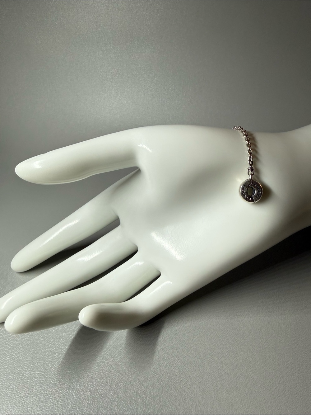 Pandora Two-Tone Safety Chain with Rose Gold Charm Accent - Picture 3 of 6